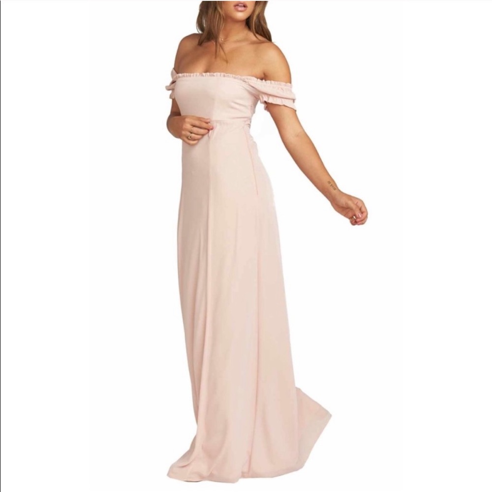 Show Me Your MuMu Brittany Off the Shoulder Dress